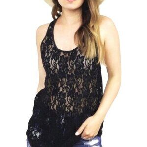 WILFRED | Aritzia Madeline Floral Lace Racerback Tank Top | Sz. XXS